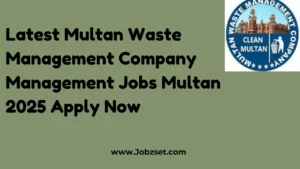 Latest Multan Waste Management Company Management Jobs Multan 2025 Apply Now