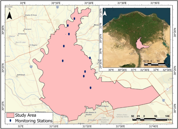 Groundwater quality and health risks for drinking and irrigation in densely populated Qalyubia, Egypt