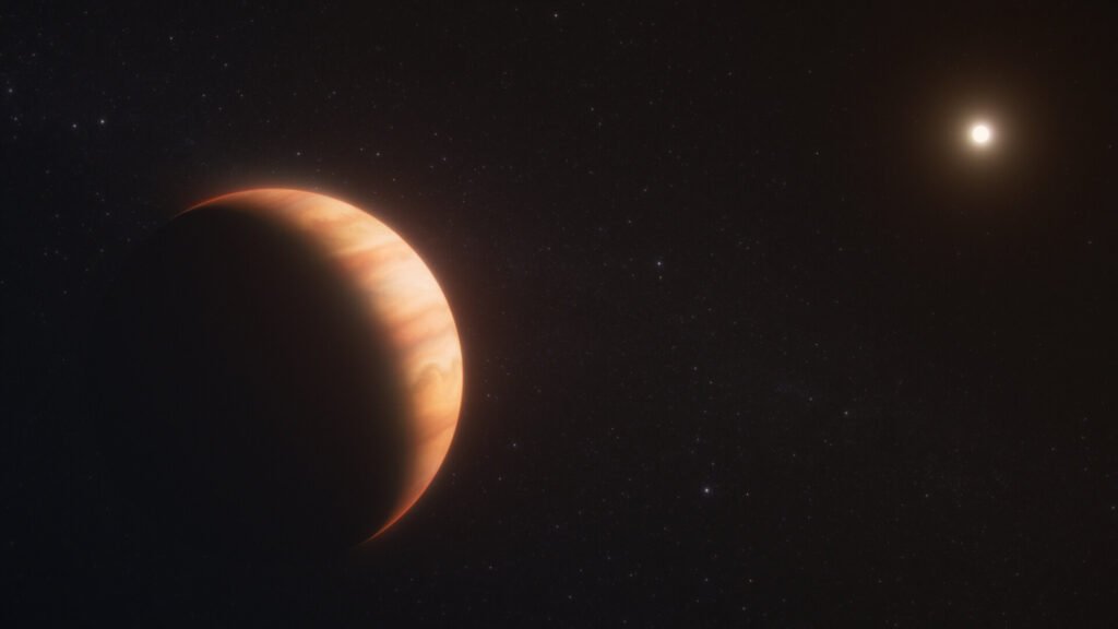 Webb studies how a planet survived the death of its star