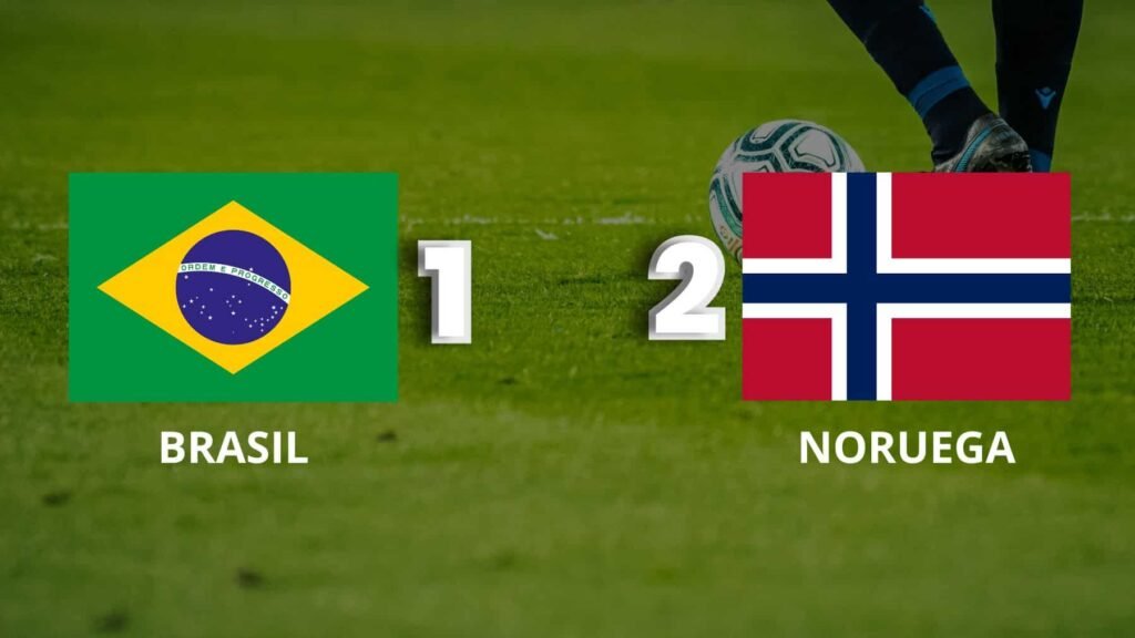 Erling Haaland mete un doblete histórico para eliminar a Brasil y clasificar a Noruega a cuartos de final