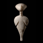 The Stargazer: A 5,000-year-old marble statuette of a Stone Age woman looking skyward